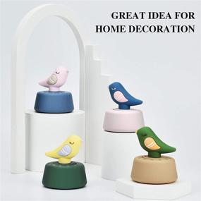 img 1 attached to 🐦 JTX Kitchen Timer Craft Mechanical Wind Up 60 Minutes Timers - Cute Animals Time Timer for Kids, Baking, Boiling - Green Bird