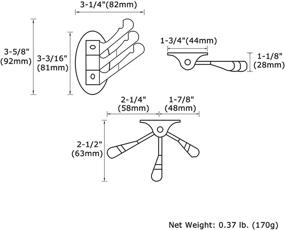 img 3 attached to Простая складная ванная комната с матовым углом