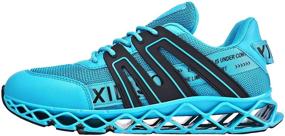 img 3 attached to 👟 Ahico Men's Running Sneakers: Breathable Lightweight Shoes for Athletic, Comfortable Sport, Casual Workout and Walking