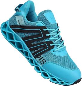 img 2 attached to 👟 Ahico Men's Running Sneakers: Breathable Lightweight Shoes for Athletic, Comfortable Sport, Casual Workout and Walking