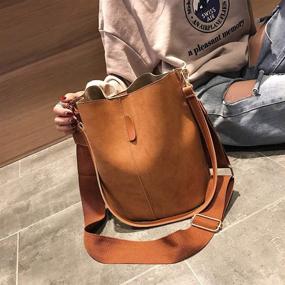 img 3 attached to 👜 Zocilor Messenger Capacity Vintage Leather Women's Handbags & Wallets: Stylish Shoulder Bags for Modern Women