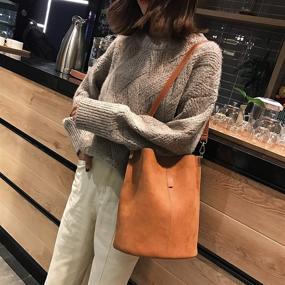 img 1 attached to 👜 Zocilor Messenger Capacity Vintage Leather Women's Handbags & Wallets: Stylish Shoulder Bags for Modern Women