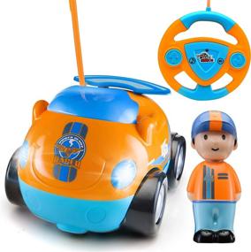 img 4 attached to 🎮 Discover Fun with Flybar Cartoon Remote Control Toddlers!