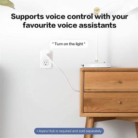 img 3 attached to 🔌 Aqara Smart Plug: Zigbee Enabled with Energy Monitoring, Overload Protection & Voice Control - Compatible with Alexa, Google Assistant, IFTTT, & Apple HomeKit