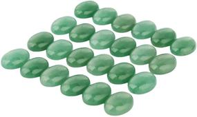 img 2 attached to SUNYIK Aventurine Cabochons Flatback Jewelry