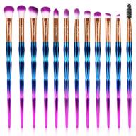 👁️ eyeseek 12-piece professional eye makeup brush set for blending eyeshadow, concealer, eyebrows, eyeliner | high-quality eyeshadow makeup brushes set logo