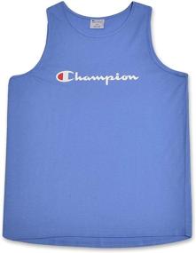img 4 attached to Champion Tall Swim Script 🏊 Men's Clothing, T-Shirts & Tanks for Men