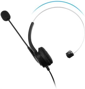 img 2 attached to RJ9 Noise Cancelling Telephone Headset with Mic - Perfect for Call Centers, Phone Sales, Insurance, Hospitals, Telecom Operators - Monaural