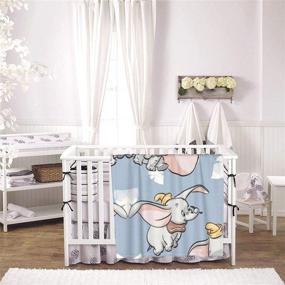 img 3 attached to WOMFUI Dumbo Blanket: Ultra Soft and Cozy 🐘 Lightweight Bed Blanket - 30'' x 40'' for Superior Comfort