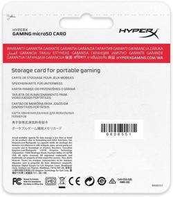 img 1 attached to 💾 HyperX HXSDC/256GB microSDXC Gaming Card - U3 UHS-I A1, 100R/80W Performance