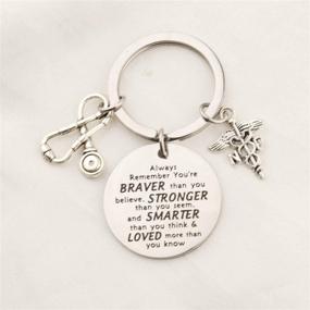 img 1 attached to 👩 Nurse Practitioner Gifts: BNQL NP Keychain for Graduation & Appreciation