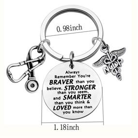 img 3 attached to 👩 Nurse Practitioner Gifts: BNQL NP Keychain for Graduation & Appreciation