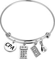 myospark cpa accountant bracelet: calculator charm bracelet for accounting enthusiasts & graduates logo