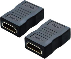 img 4 attached to 🔌 Кабель CableCreation HDMI Coupler 2 Pack: 4K Гнездо HDMI Адаптер Женский Женский для HDTV, Roku, TV Stick, Chromecast, Nintendo Switch, Xbox, PS4, Oculus Rift VR Headset - Высококачественный HDMI 2.0 Удлинитель с разъемом HDMI 1080P