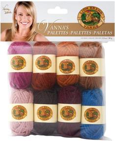 img 1 attached to Lion Brand Yarn Vanna's Palettes Yarn in Charming Shades
