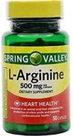 spring valley capsules 500 l arginine logo