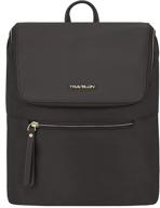 gray travelon addison anti-theft backpack: optimized casual daypacks for travelers logo