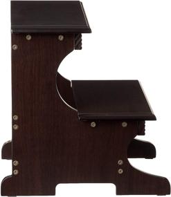 img 2 attached to Frenchi Home Furnishing Stool in Dark Cherry Finish by Frenchi Furniture