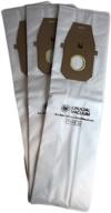 crucial vacuum replacement vac bags - compatible with hoover part # ah10000, uh30010com - fits hoover platinum uh30010com upright vacuums - type q compact disposable bag for home, vacs (3 pack) логотип