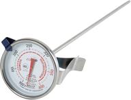 🌡️ accurate heat measurement made easy: winco 2-inch dial deep fry/candy thermometer with 12-inch probe logo