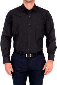 img 4 attached to Manchester Dress Shirt Regular Sleeve Men's Clothing in Shirts