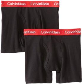 img 1 attached to 🩲 Boys' Clothing: Calvin Klein Assorted Boxer Briefs for Underwear