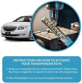 img 1 attached to 🔑 Convenient Keyless2Go High Security Replacement: New Uncut Transponder Ignition Car Key - Laser Sidemill B119 HU100