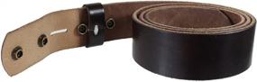 img 2 attached to 👔 Gelante G2016 BK L Genuine Leather Men's Belt - Essential Accessory