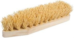 img 2 attached to 🍚 Redecker Extra Rice Root Scrub Brush: All-Natural 9-Inch Beechwood Handle for Effective Cleaning