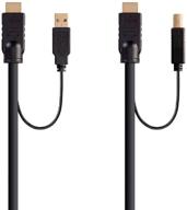 🔌 monoprice hdmi usb combo cable - 10 feet, 4k@60hz, hdr - perfect for kvm switches logo