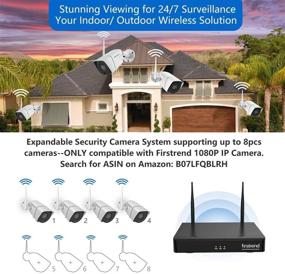 img 1 attached to 📷 Wireless Security Camera System | Firstrend 1080P 8CH Home Security System with 4pcs 2MP Full HD Cameras, 1TB HDD, Night Vision, Motion Detection, Free App | Indoor & Outdoor Video Surveillance