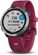 🏃 garmin forerunner 645 music: gps running watch with contactless payments, heart rate, and music - cerise logo