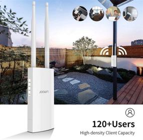 img 3 attached to High Power Outdoor Wireless WiFi Access Point - 1200Mbps Extender with PoE, Dual Band 867Mbps 5GHz + 300Mbps 2.4GHz for Up to 650ft Coverage - Repeater/Router/Bridge/AP Mode