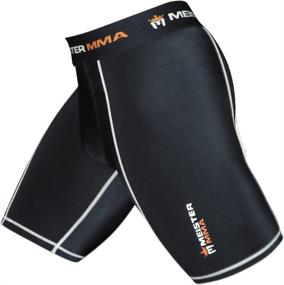 img 2 attached to 🩳 Enhanced Meister MMA Compression Rush Fight Shorts with Convenient Cup Pocket for Optimal Performance