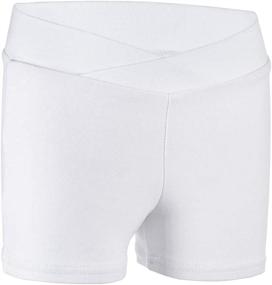 img 4 attached to Girls Dance Shorts N5505CTURS Turquoise Sports & Fitness and Other Sports