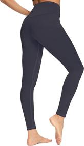 img 3 attached to OXZNO Lightweight Compression Leggings Women（Black，L） Sports & Fitness for Running