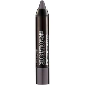 img 2 attached to 🖤 Maybelline Eyestudio ColorTattoo Concentrated Crayon: Charcoal Chrome Shade Review and Features