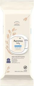 img 4 attached to Aveeno Baby Sensitive All Over Wipes: Aloe & Natural Oat Extract, pH-Balanced, Hypoallergenic, Fragrance-Free, 64 ct (Pack of 3)