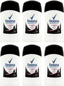 img 1 attached to Rexona Women's Motion Sense Invisible Pure Deodorant Stick - 40ml / 1.35 Oz Travel Size (Pack of 6)