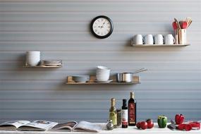 img 4 attached to Premium Quality 15.75 Inch Stainless Steel Floating Wall Shelf for Restaurants, Bars, Cafes, and Kitchens