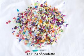 img 3 attached to 🎉 Revel in Vibrant Shredded Tissue Paper Confetti: Bulk Jumbo Bag Crafted from Recycled Paper. Perfect for Birthday Celebrations, Engagements, and Surprise Parties.