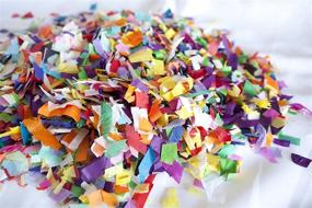 img 2 attached to 🎉 Revel in Vibrant Shredded Tissue Paper Confetti: Bulk Jumbo Bag Crafted from Recycled Paper. Perfect for Birthday Celebrations, Engagements, and Surprise Parties.