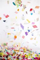 🎉 revel in vibrant shredded tissue paper confetti: bulk jumbo bag crafted from recycled paper. perfect for birthday celebrations, engagements, and surprise parties. логотип