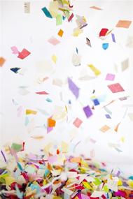 img 4 attached to 🎉 Revel in Vibrant Shredded Tissue Paper Confetti: Bulk Jumbo Bag Crafted from Recycled Paper. Perfect for Birthday Celebrations, Engagements, and Surprise Parties.