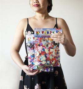 img 1 attached to 🎉 Revel in Vibrant Shredded Tissue Paper Confetti: Bulk Jumbo Bag Crafted from Recycled Paper. Perfect for Birthday Celebrations, Engagements, and Surprise Parties.