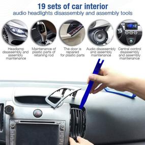 40x Car Trim Removal Tool Set Radio Hand Pry Panel Door Interior Clip  Plastic