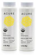 🌿 acure organics argan stem cell and coq10 dry shampoo powder (2-pack): natural hair cleansing solution logo