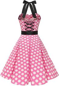 img 1 attached to Dressystar Vintage Cocktail Rockabilly Dot Women's Clothing