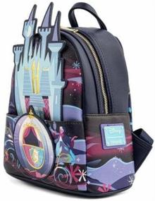 img 3 attached to 🏰 Loungefly Disney Cinderella Castle Series: Stylish Double Strap Shoulder Bag for Women