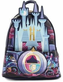 img 4 attached to 🏰 Loungefly Disney Cinderella Castle Series: Stylish Double Strap Shoulder Bag for Women